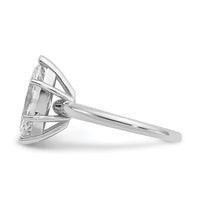 14kw 2 1/2ct Cert Lab Grown Dia VS/SI+ G+ Marquise Solitaire Comp Eng Ring