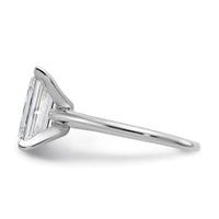 14kw 3ct Lab Grown Diamond VS/SI+ G+ Emerald Solitaire Comp Eng Ring