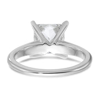 14kw 3ct Lab Grown Diamond VS/SI+ G+ Princess Comp Solitaire Eng Ring