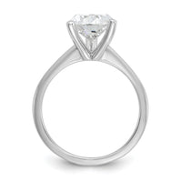 14kw 3ct Cert Lab Grown Diamond VS+ F+ Pear Solitaire Comp Eng Ring