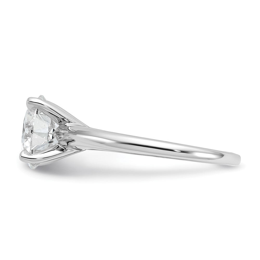 14kw 3ct Cert Lab Grown Diamond VS/SI+ G+ Round Comp Solitaire Eng Ring