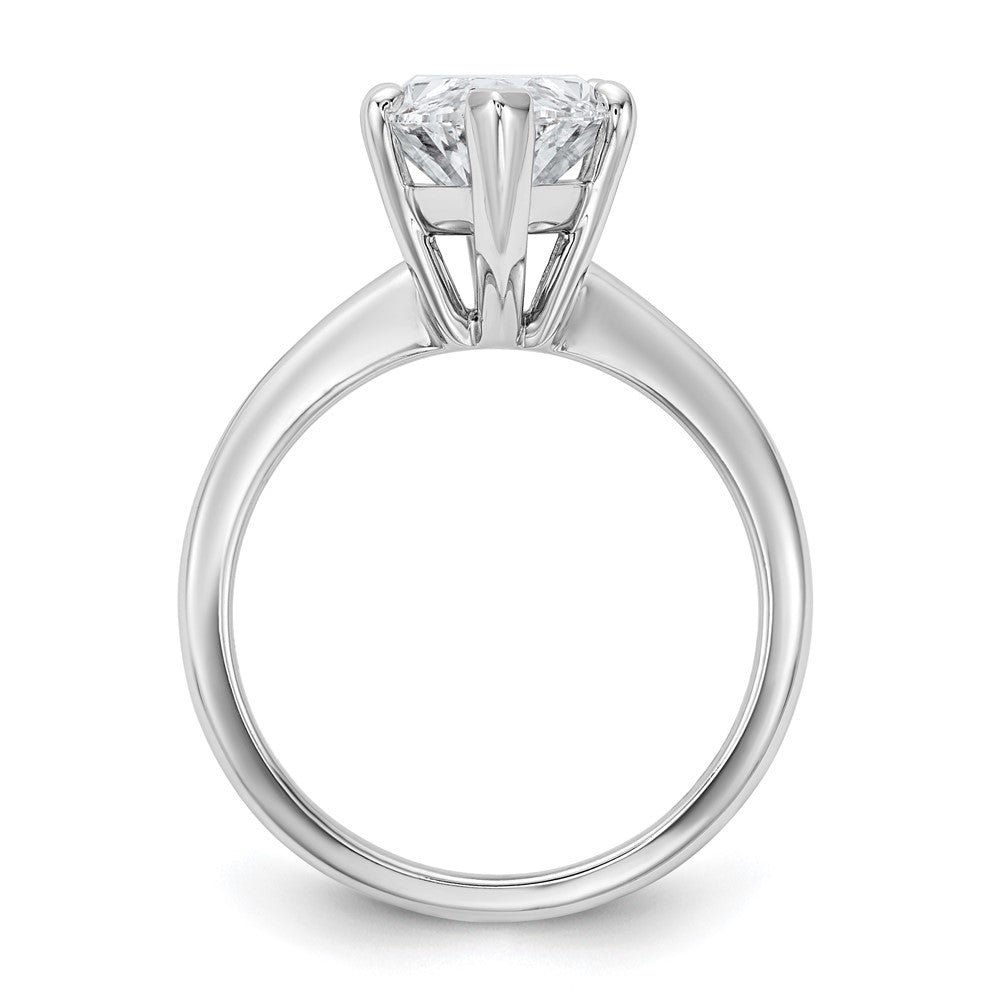14kw 4ct Cert Lab Grown Dia VS/SI+ G+ Marquise Solitaire Comp Eng Ring
