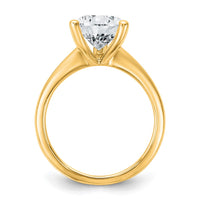 14ktt 4ct Cert Lab Grown Diamond VS/SI+ G+ Pear Solitaire Comp Eng Ring