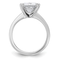 14kw 5ct Cert Lab Grown Diamond VS/SI+ G+ Emerald Solitaire Comp Eng Ring