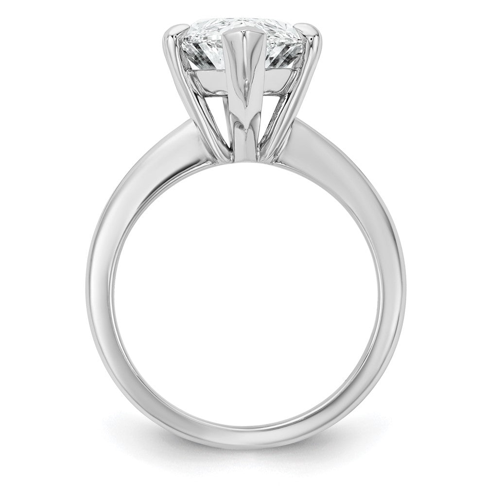 14kw 5ct Cert Lab Grown Dia VS/SI+ G+ Marquise Solitaire Comp Eng Ring