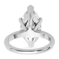 14kw 5ct Cert Lab Grown Dia VS/SI+ G+ Marquise Solitaire Comp Eng Ring