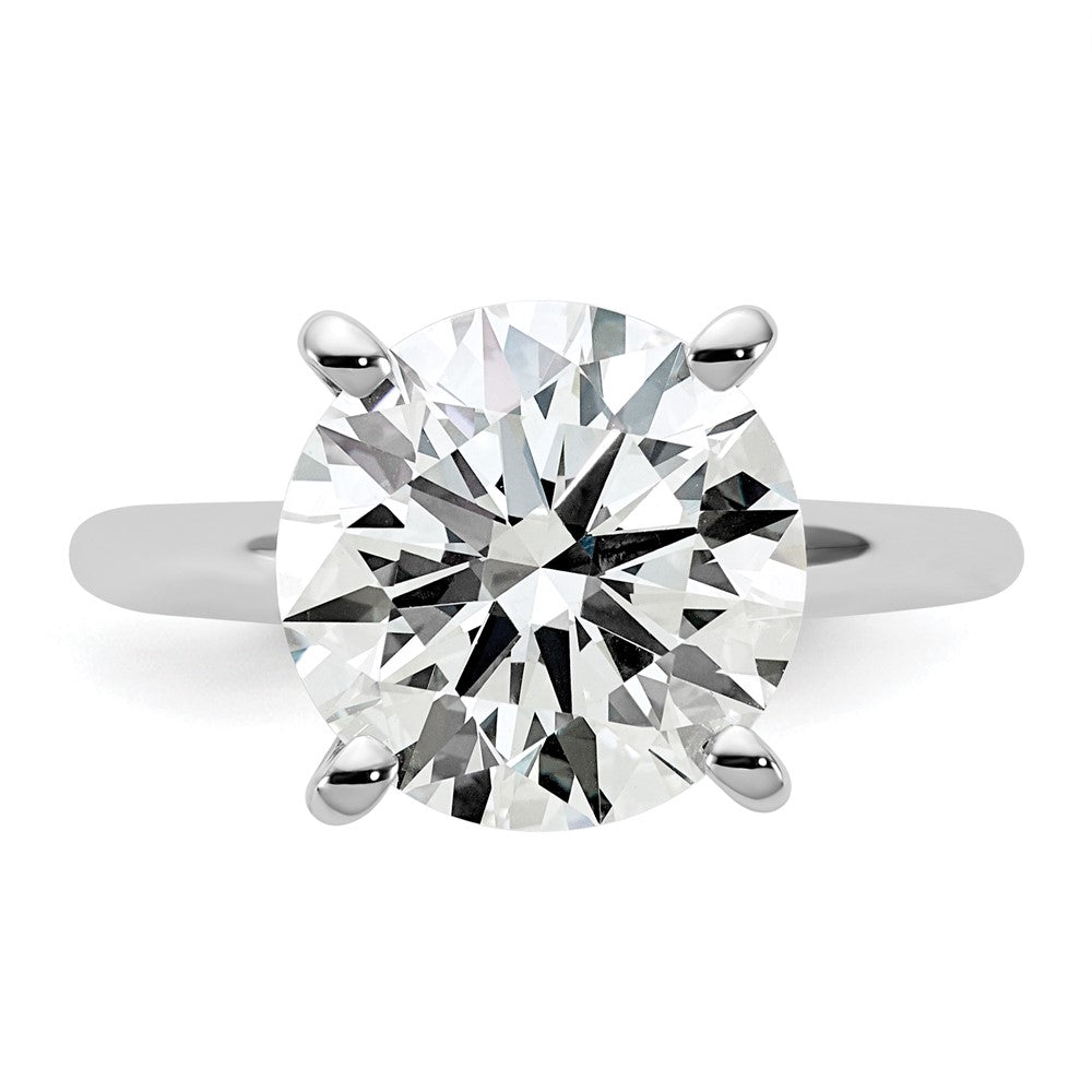 14kw 5ct Cert Lab Grown Diamond VS/SI+ G+ Round Comp Solitaire Eng Ring