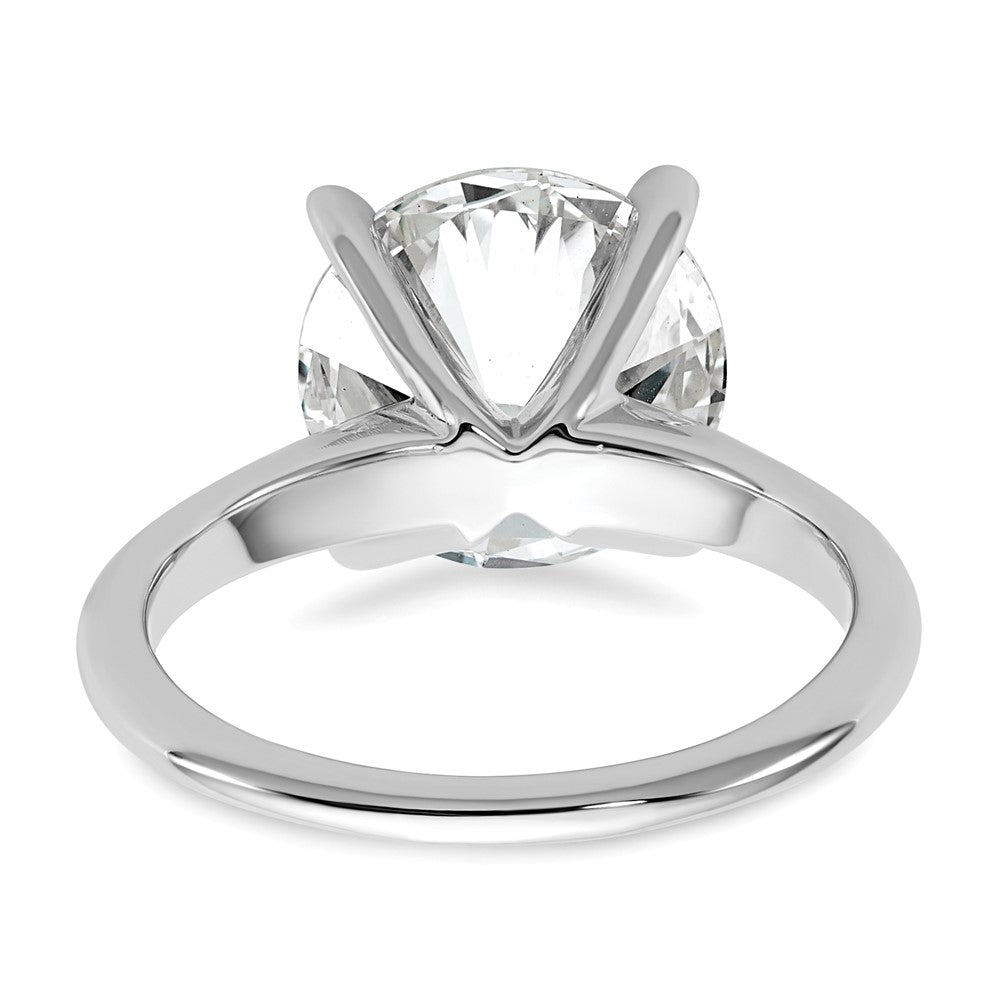 14kw 5ct Cert Lab Grown Diamond VS/SI+ G+ Round Comp Solitaire Eng Ring
