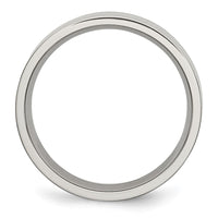 Stainless Steel Brushed 6mm Flat Band
