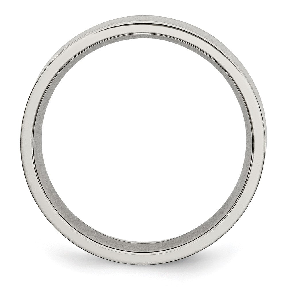Stainless Steel Brushed 6mm Flat Band