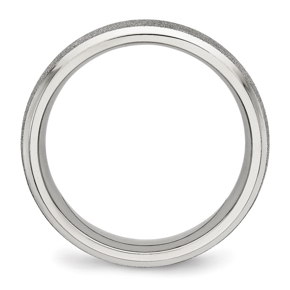 Stainless Steel Polished Laser Cut 6mm Band