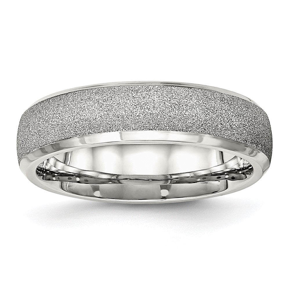 Stainless Steel Polished Laser Cut 6mm Band