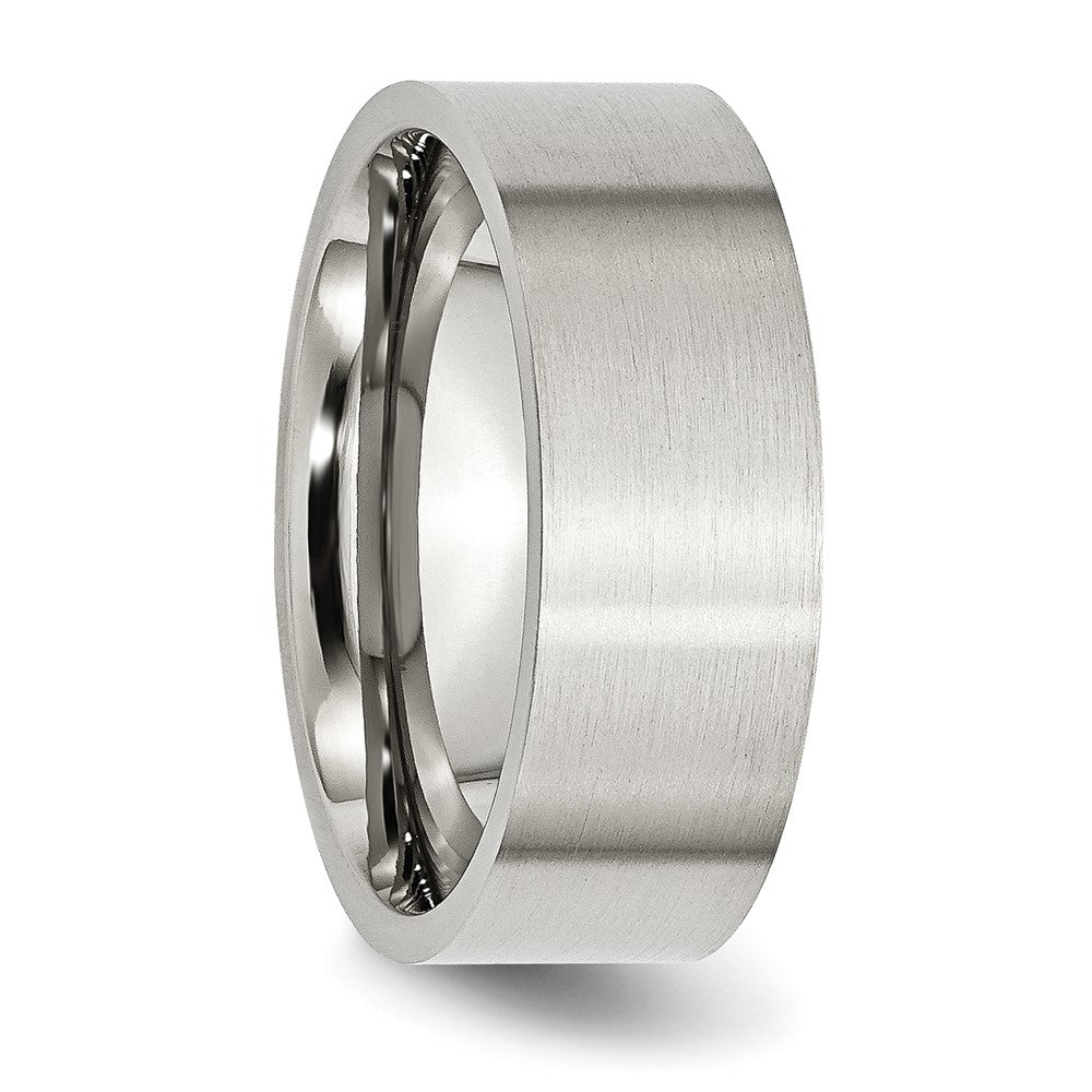 Stainless Steel Brushed 8mm Flat Band