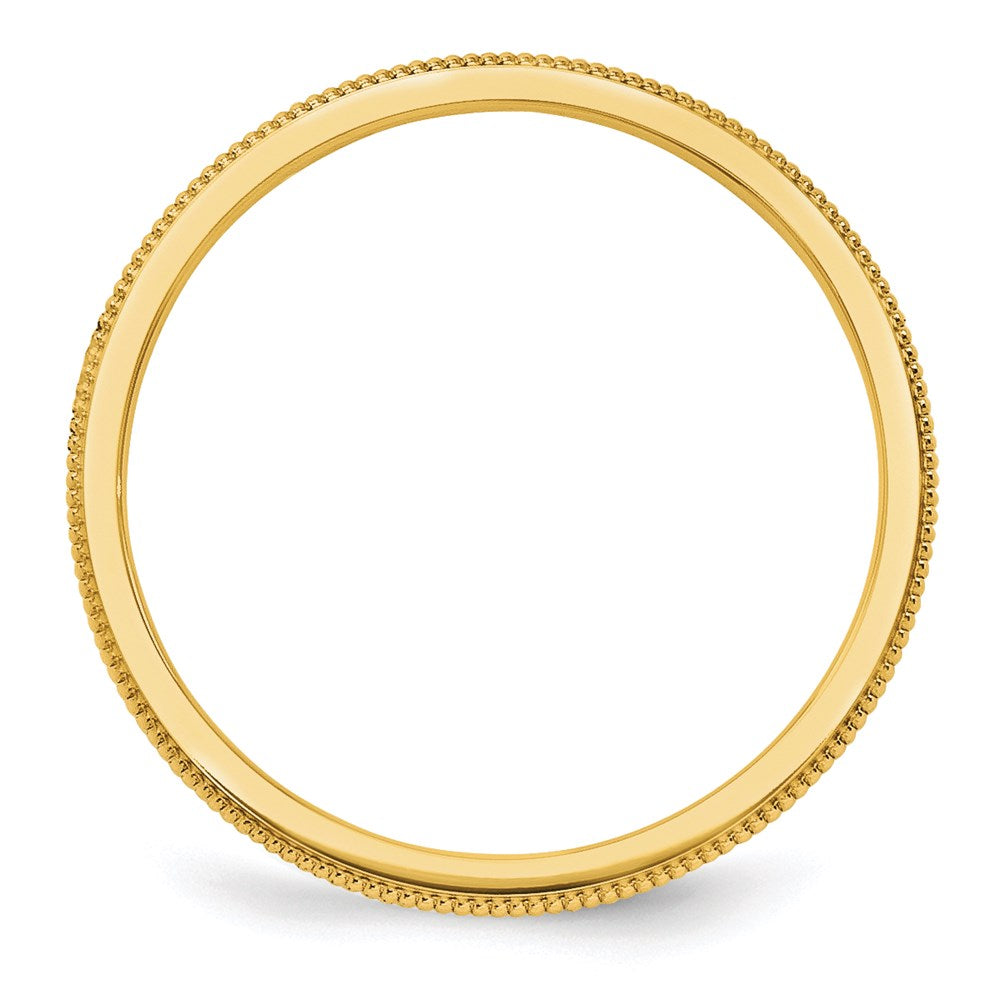 14k 1.5mm Milgrain Band