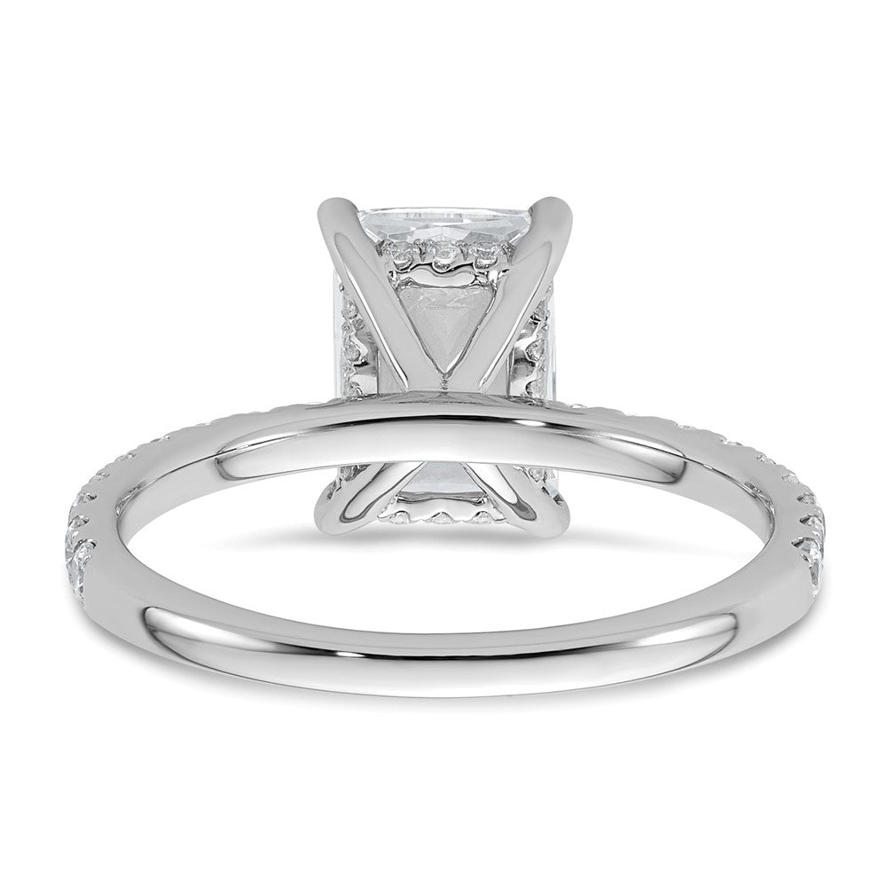 14kw 2 3/8ct Cert Lab Grown Dia VS+ F+ Comp Solitaire w/Flair Eng Ring