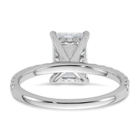 14kw 2 3/8ct Cert Lab Grown Dia VS+ F+ Comp Solitaire w/Flair Eng Ring