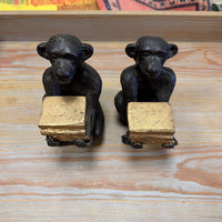 Scholar Monkeys Bookends 5" H x 4" W ABC Rugs Kilims