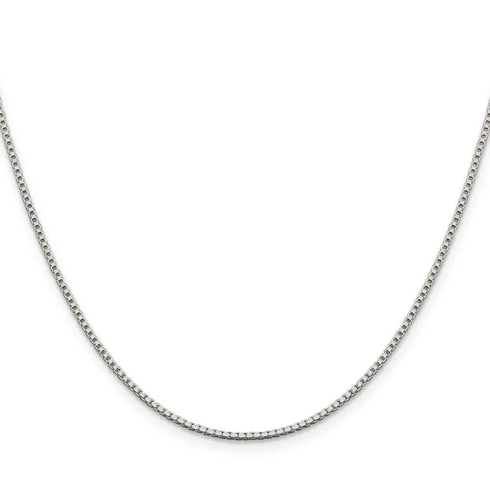 Sterling Silver 1.4mm Box Chain