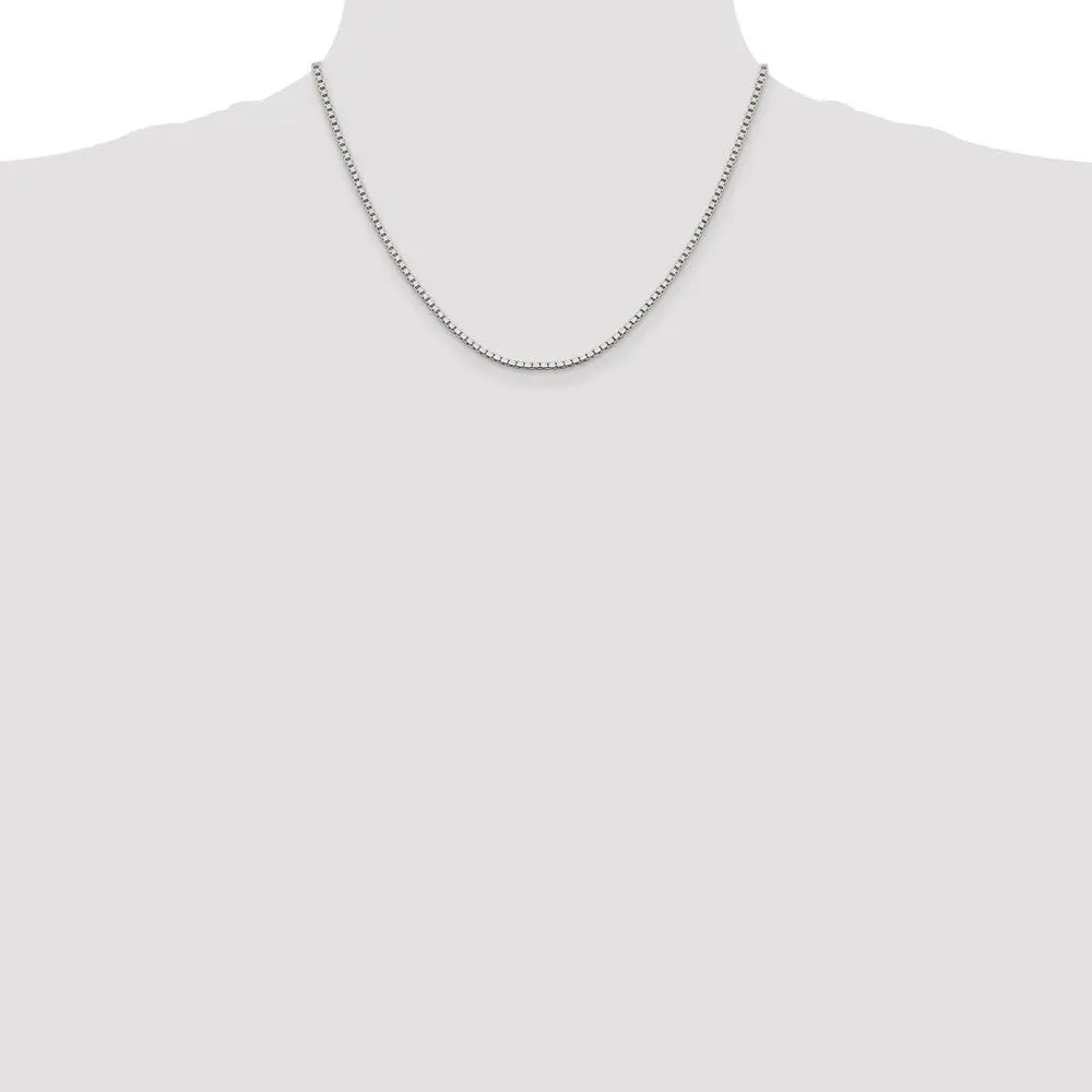 Sterling Silver 1.9mm Box Chain