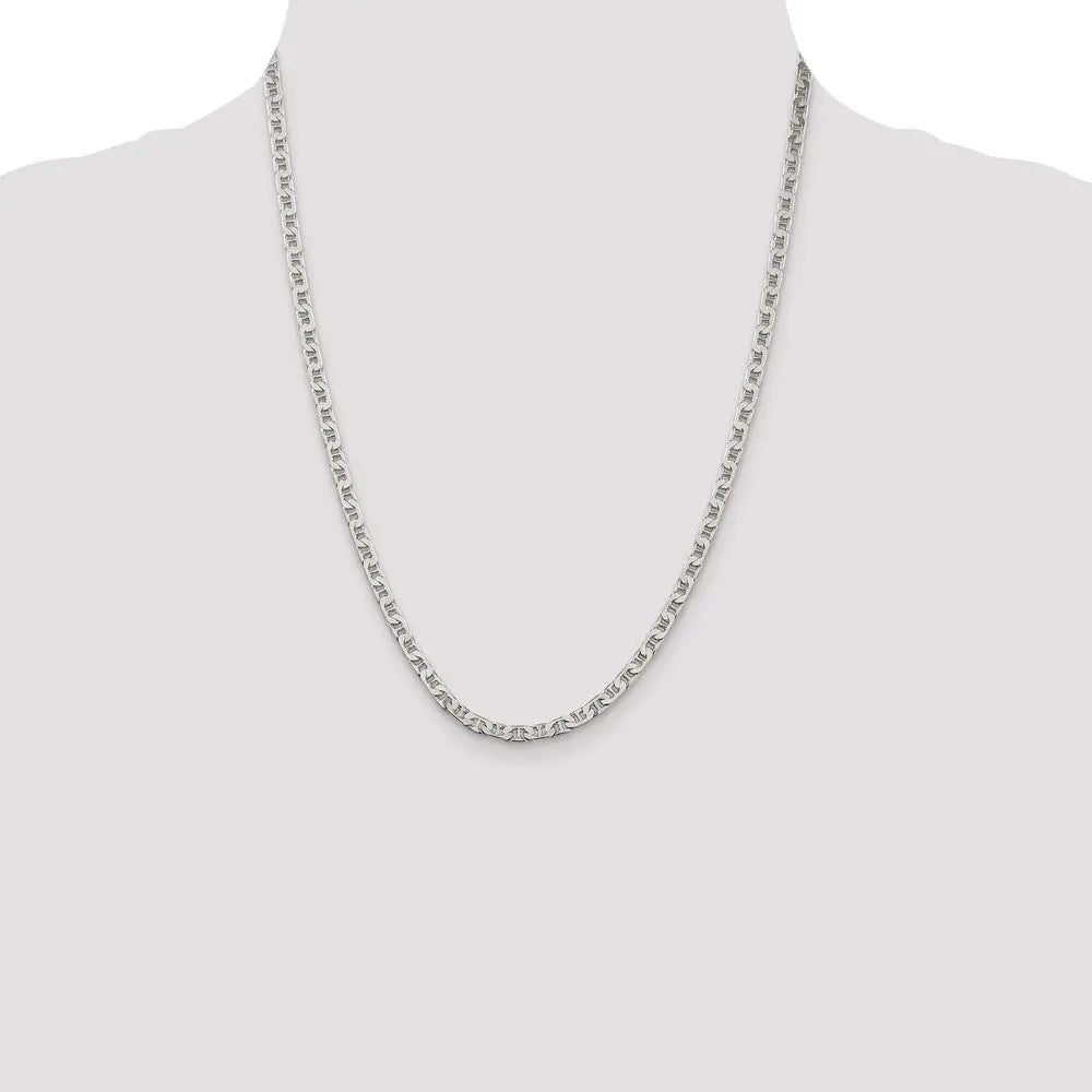 Sterling Silver 3.75mm Flat Anchor Chain