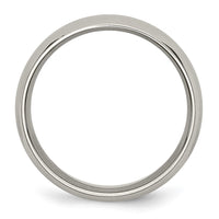 Titanium Polished Yellow IP-plated 6mm Grooved Band