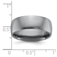 Tantalum Polished 8mm Band