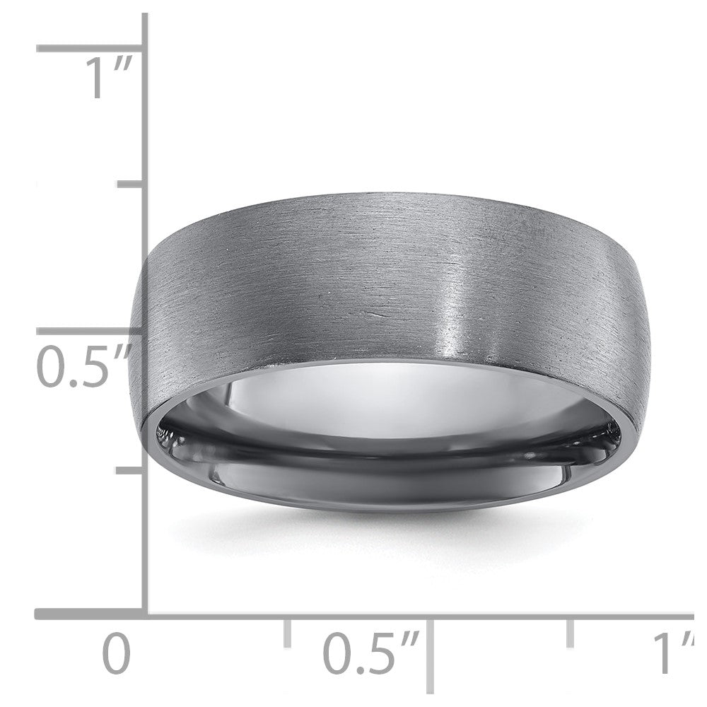 Tantalum Brushed 8mm Band