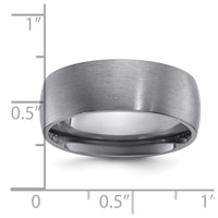 Tantalum Brushed 8mm Band