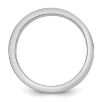 14k Two-Tone W/Y 6mm Step Up Flat Edge Wedding Band Size 13.5