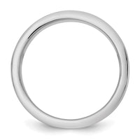14k Two-Tone W/Y 8mm Step Up Flat Edge Wedding Band Size 10.5
