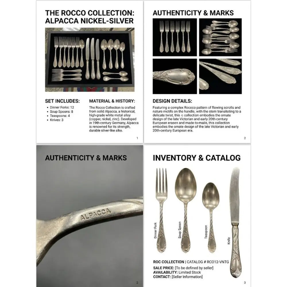 The Rocco Collection Alpacca Nickel Silver