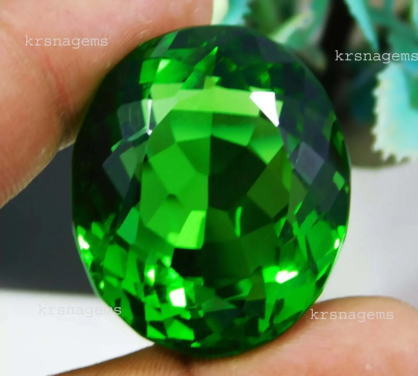 Top AAA+ 155.55 Ct Certified Natural Green Peridot Oval Cut Loose Gemstone ABC Jewelery