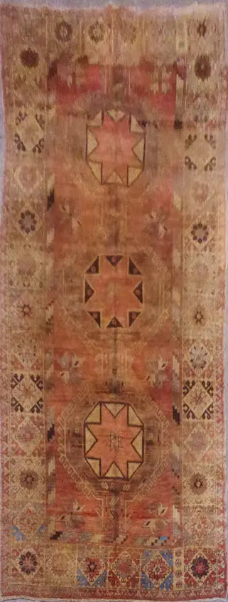 Turkish Hand-Knotted Rug 4'10" x 10'8"