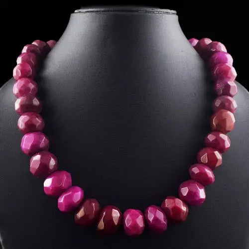 Very Attractive 1184.00 Cts Pink Ruby Amazing Cut Necklace Jewelery VK 11 E594 ABC Jewelery