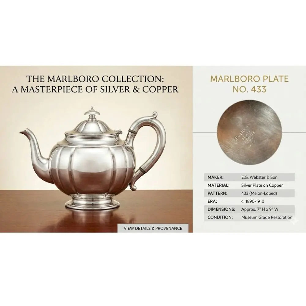 Vintage Footed Silver-Plated Coffeepot by Raimond Silver Co.
