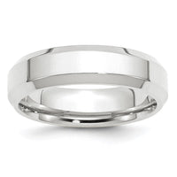 10KW 6mm Bevel Edge Comfort Fit Band Size 14