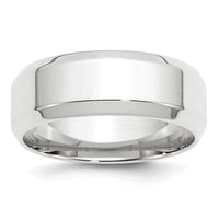 10KW 8mm Bevel Edge Comfort Fit Band Size 9