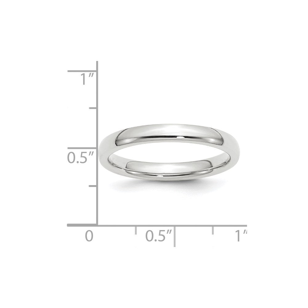 14KW 3mm Standard Comfort Fit Wedding Band Size 4