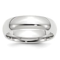 14KW 6mm Standard Comfort Fit Wedding Band Size 11.5
