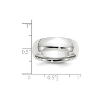 14KW 7mm Standard Comfort Fit Wedding Band Size 9