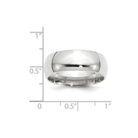 14KW 8mm Standard Comfort Fit Wedding Band Size 8