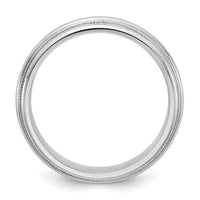 14KW 5mm Double Milgrain Comfort Fit Band Size 13
