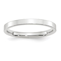 14KW 2.5mm Standard Flat Comfort Fit Band Size 8.5