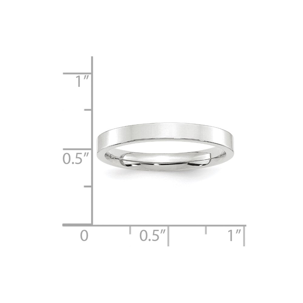 14KW 3mm Standard Flat Comfort Fit Band Size 11.5