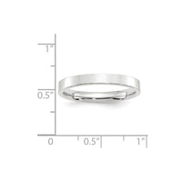 14KW 3mm Standard Flat Comfort Fit Band Size 11.5