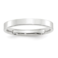 10KW 3mm Standard Flat Comfort Fit Band Size 13