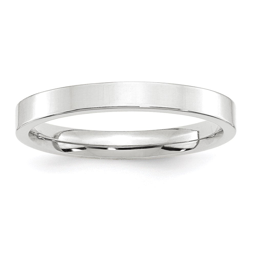 14KW 3mm Standard Flat Comfort Fit Band Size 9.5