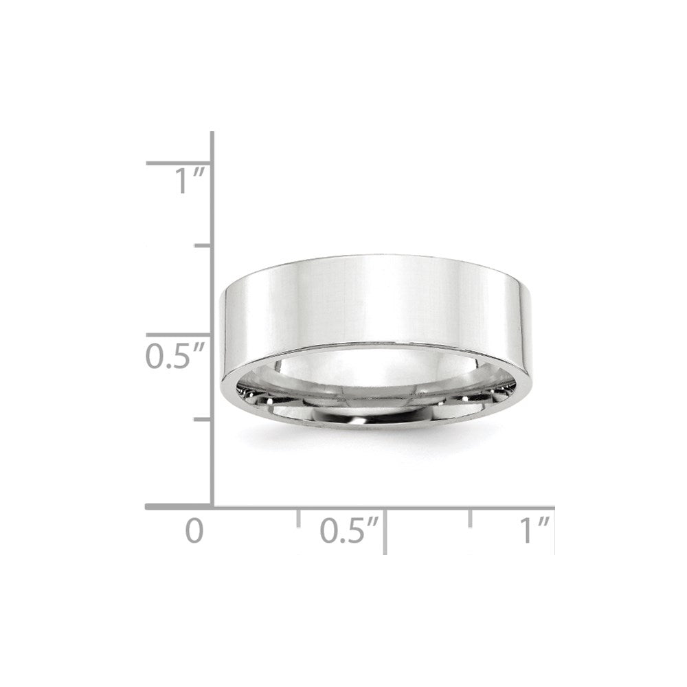 10KW 7mm Standard Flat Comfort Fit Band Size 6.5