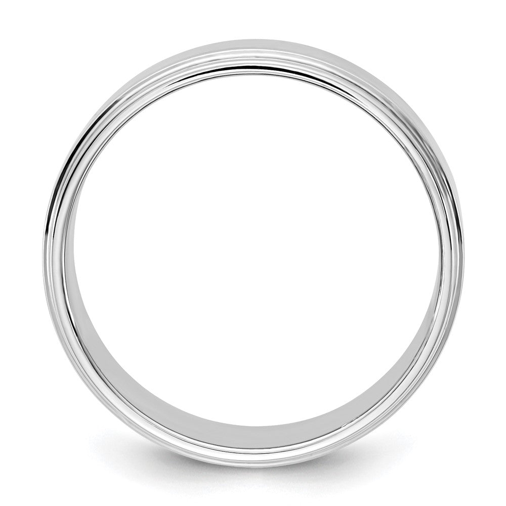 14KW 7mm Flat with Step Edge Band Size 9.5