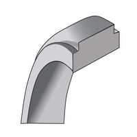 Sterling Silver 7mm Flat w/ Step Edge Size 6 Band